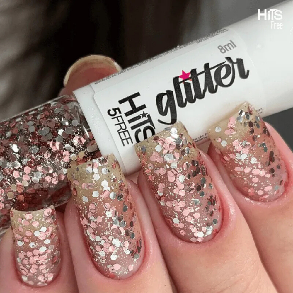Esmalte Hits Glitter Genebra 8ml