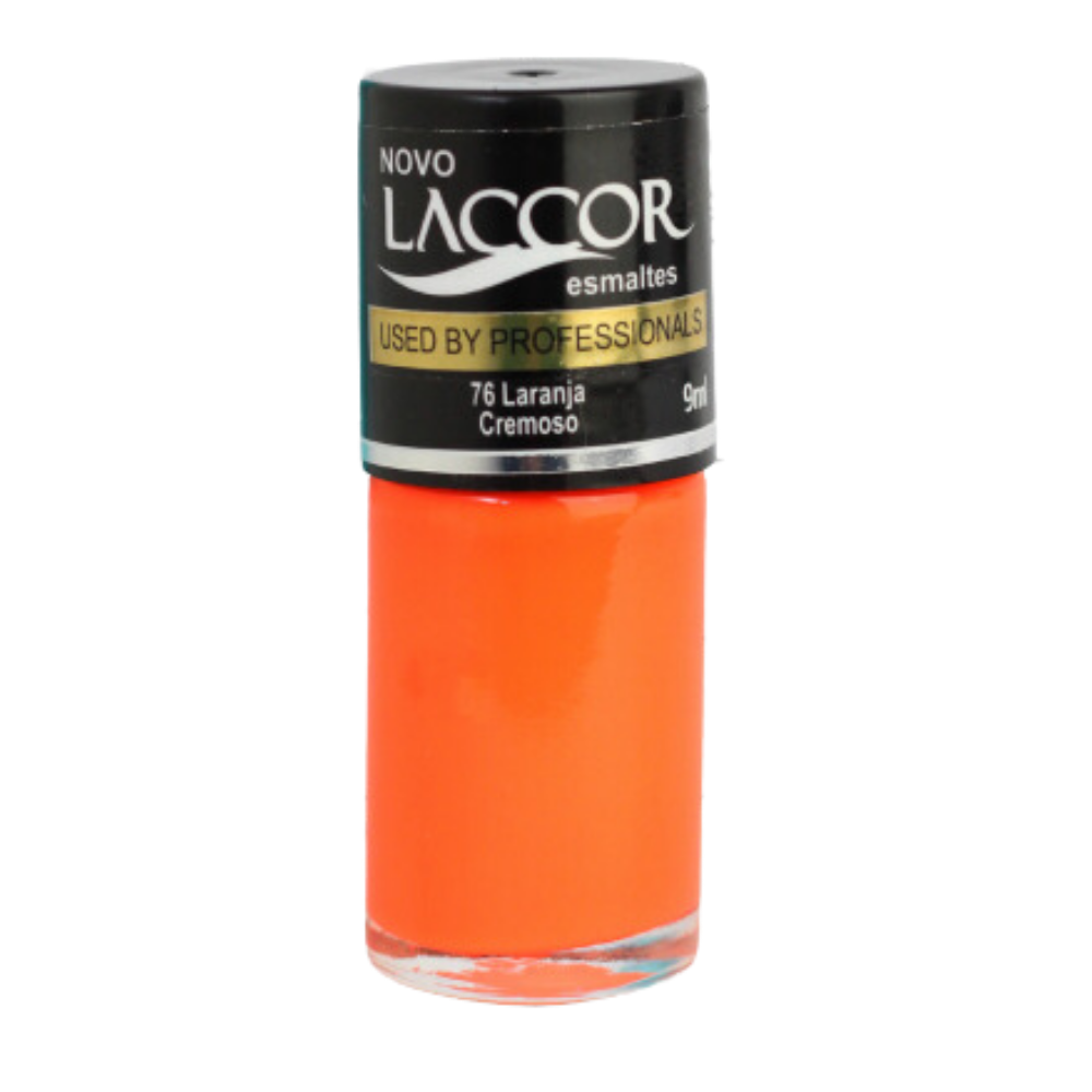 Esmalte Laccor Cremoso Laranja 9ml