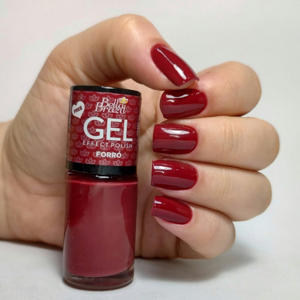 Esmalte Bella Brazil Efeito Gel Cremoso 808 Forró