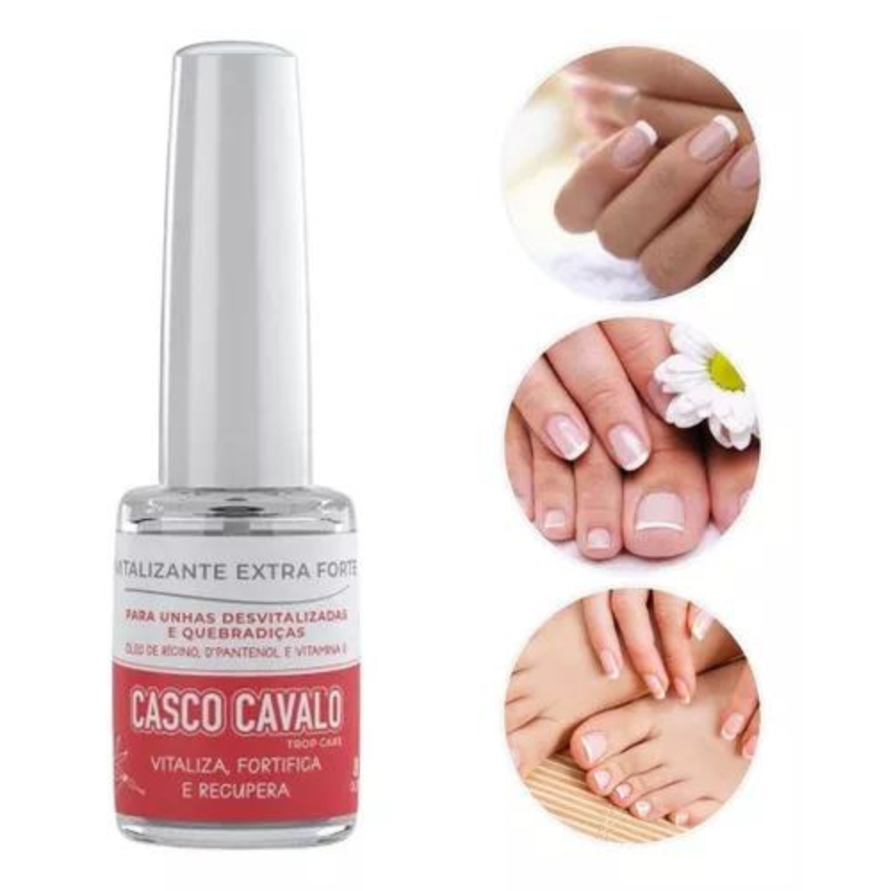 Base Casco De Cavalo 8ml Vitaliza ExtraForte
