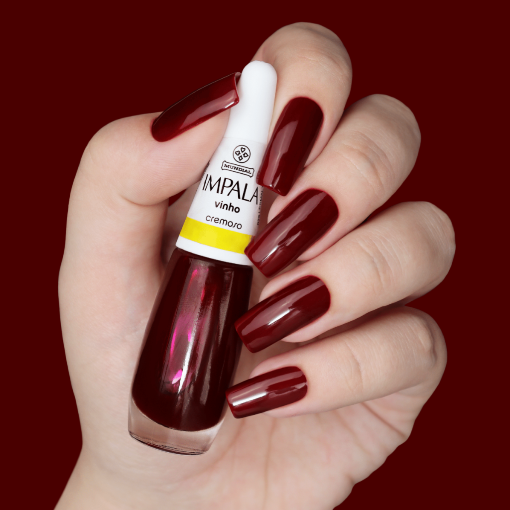 Esmalte Impala Cremoso Vinho 7,5ml - Vinho