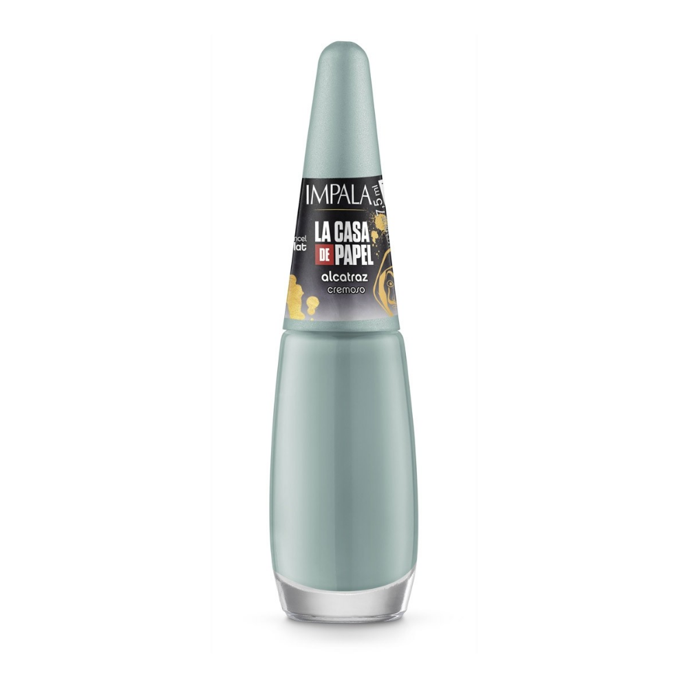 Esmalte Impala Cremoso Alcatraz 7,5ml - Cinza - La Casa De Papel