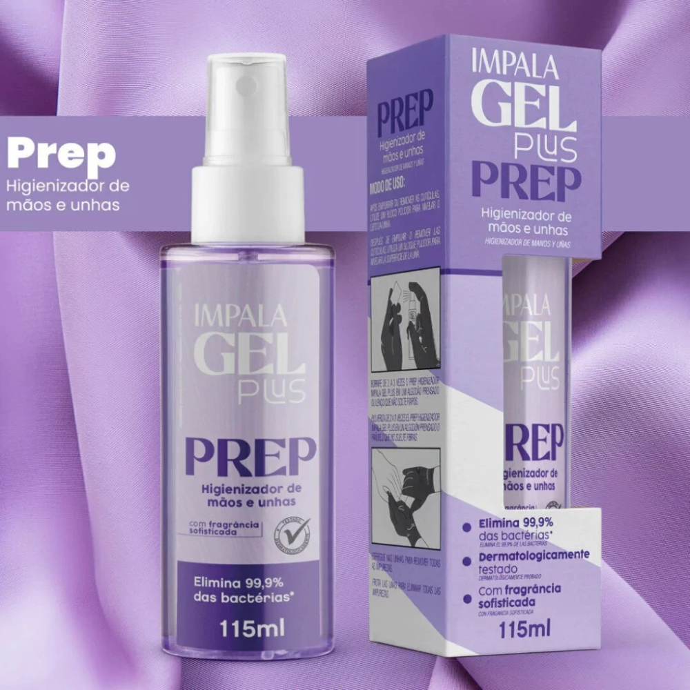 Prep Higienizador Impala Gel Plus 115ml