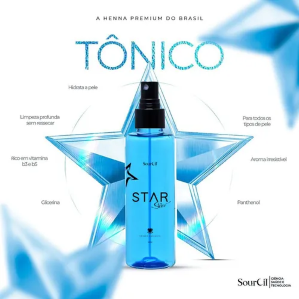 Tônico Radiante Star Skin Sourcil 200ml