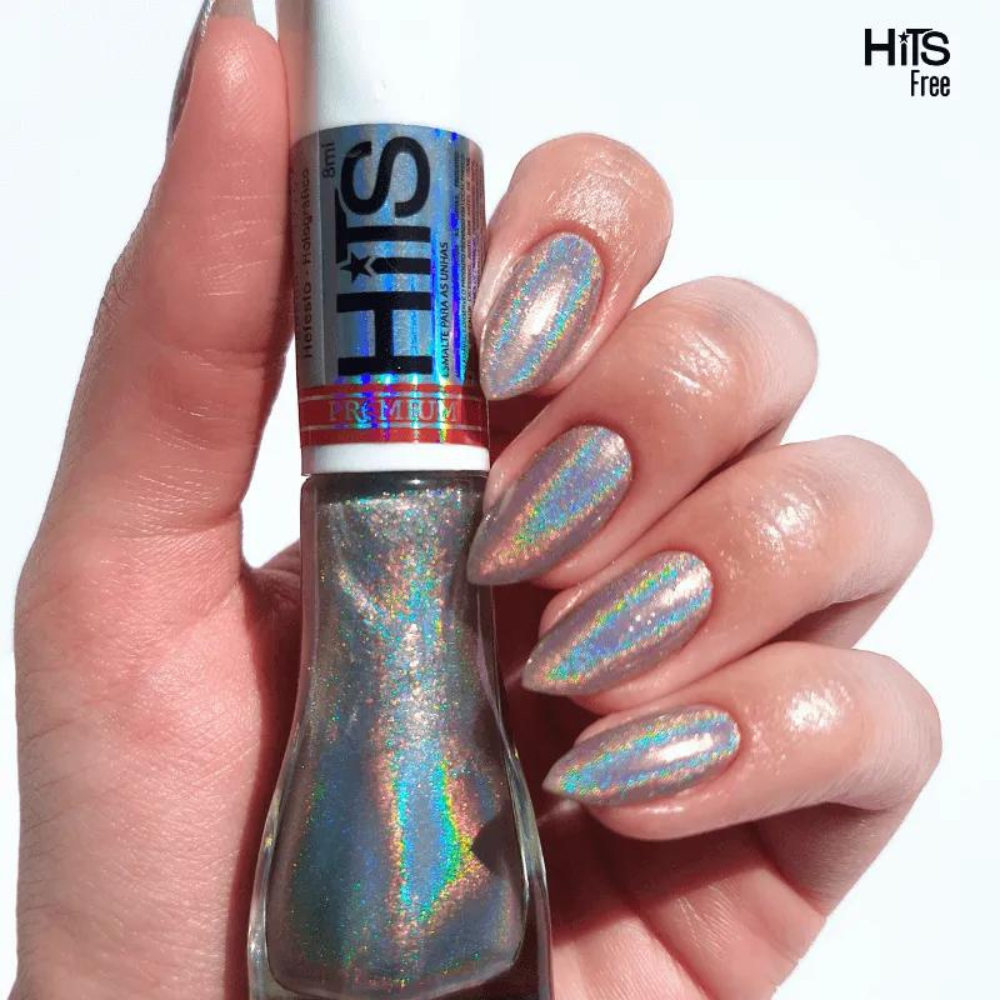 Esmalte Hits Premium Holográfico Hefesto 8ml