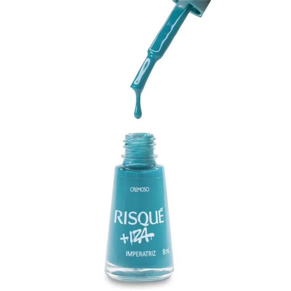 Esmalte Risqué Cremoso Imperatriz 8ml - Verde - + Iza