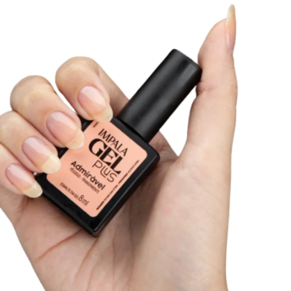Esmalte Gel Impala Gel Plus Transparente Admirável 8ml