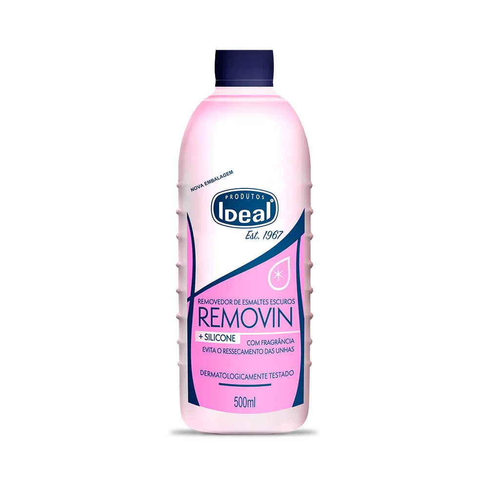 Removedor De Esmaltes Escuros Removin Ideal 500ml