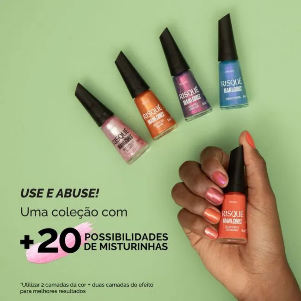 Esmalte Risqué Manicores Cremoso Recuperei A Dignidade 8ml