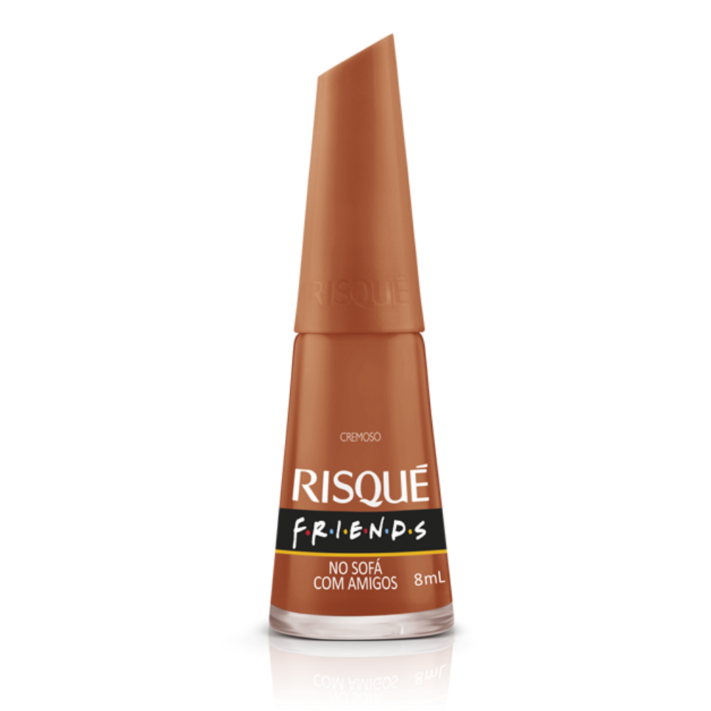 Esmalte Risqué Cremoso No Sofá Com Amigos 8ml - Laranja - Friends