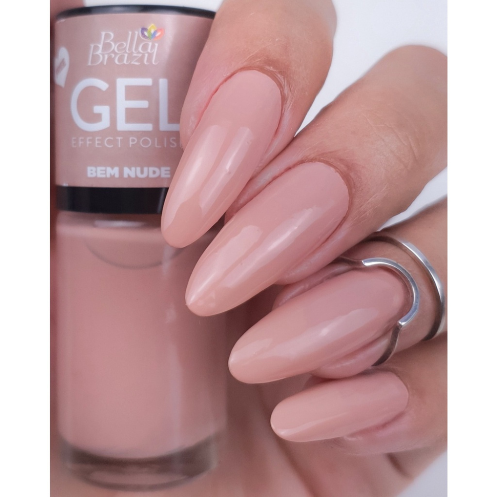 Esmalte Bella Brazil Efeito Gel Cremoso 858 Bem Nude