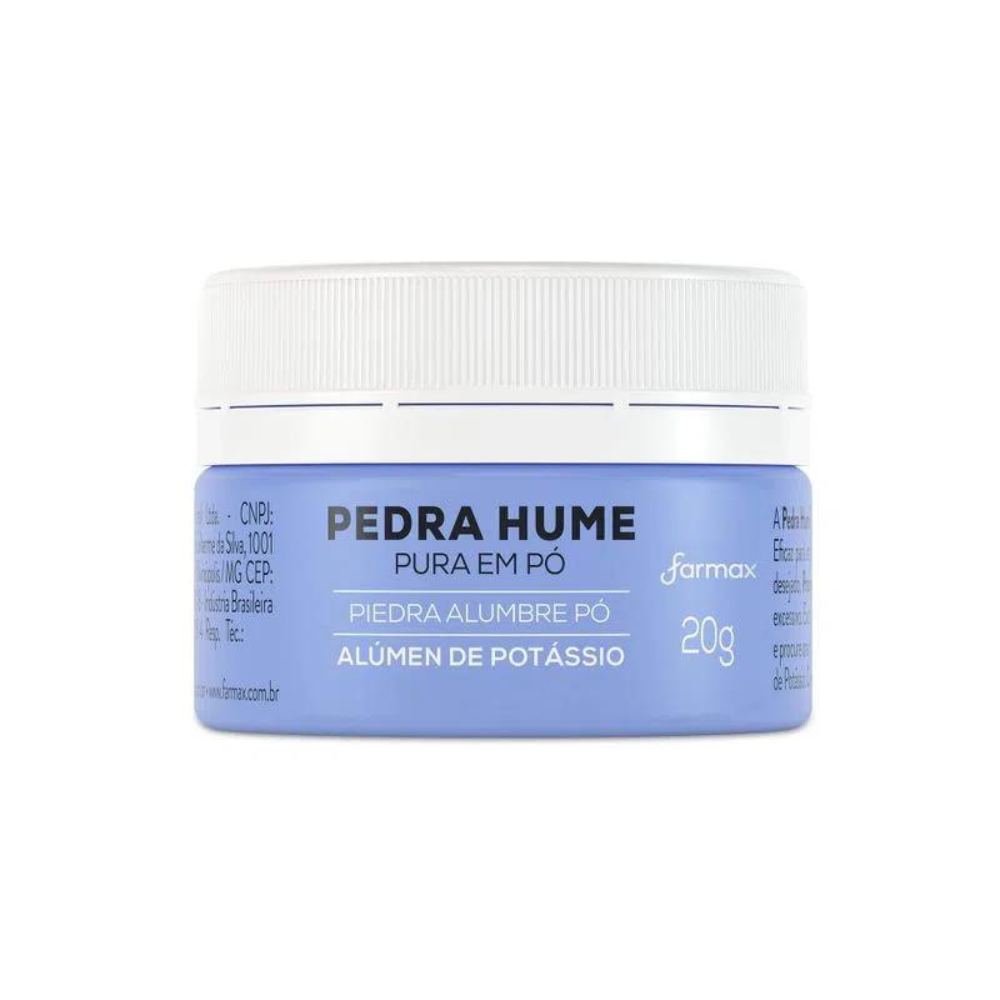 Pedra Hume Em Pó Farmax 20g