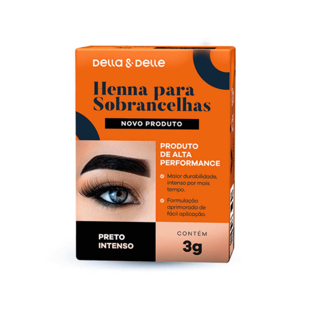 Henna Della E Delle 3g Preto - Preto