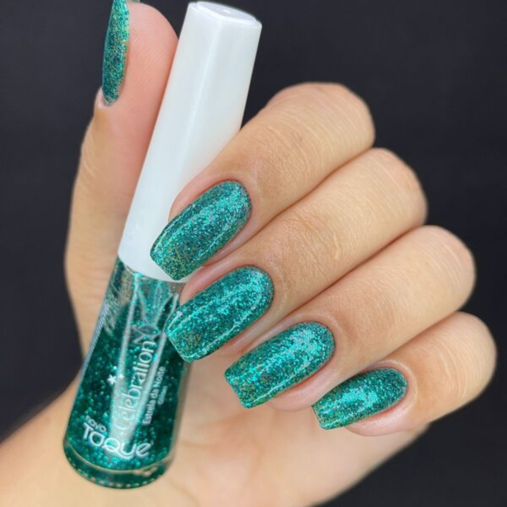 Esmalte Novo Toque Glitter Estrela da Noite 8ml