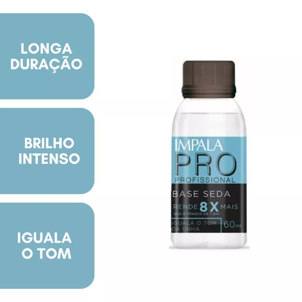 Esmalte Impala Tratamento Linha Profissional Base Seda 60ml
