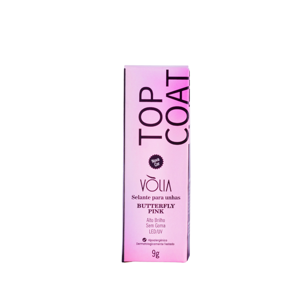 Top Coat Butterfly Pink Vòlia 9g
