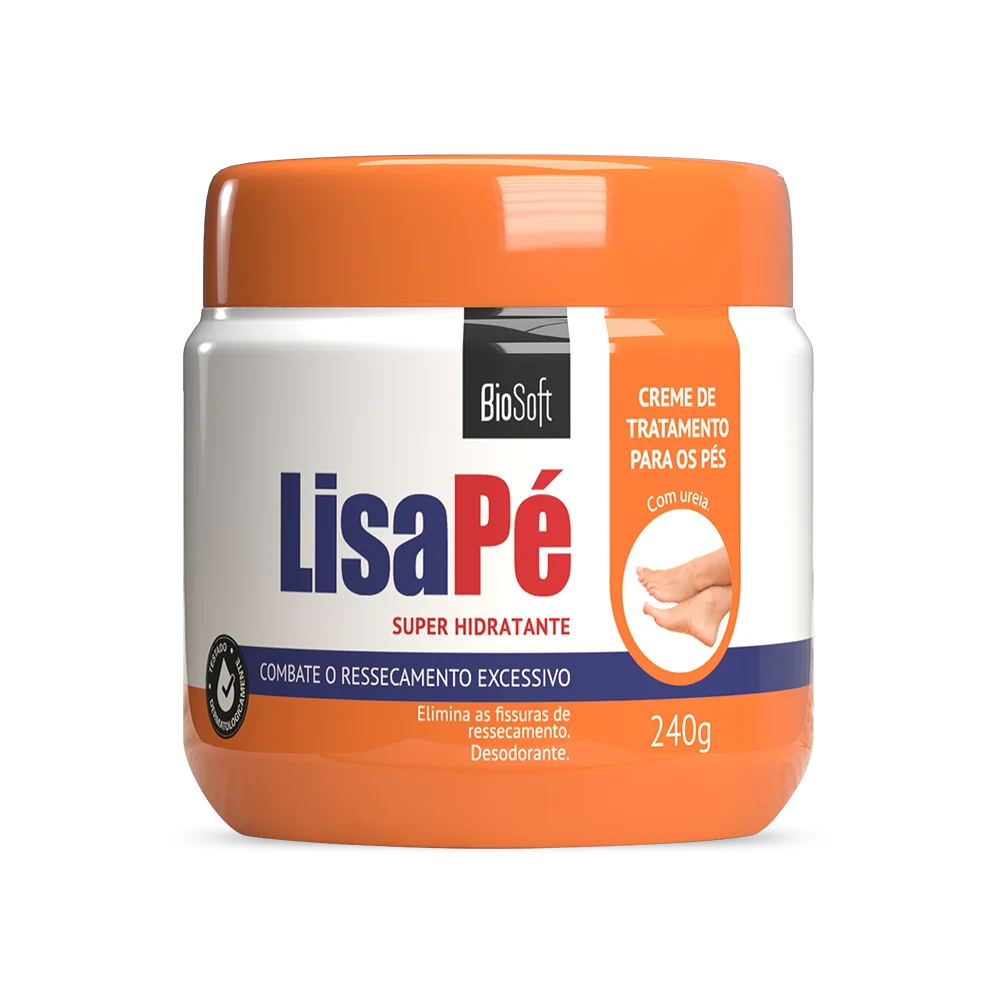 Creme Hidratante Lisa Pé Biosoft 240g