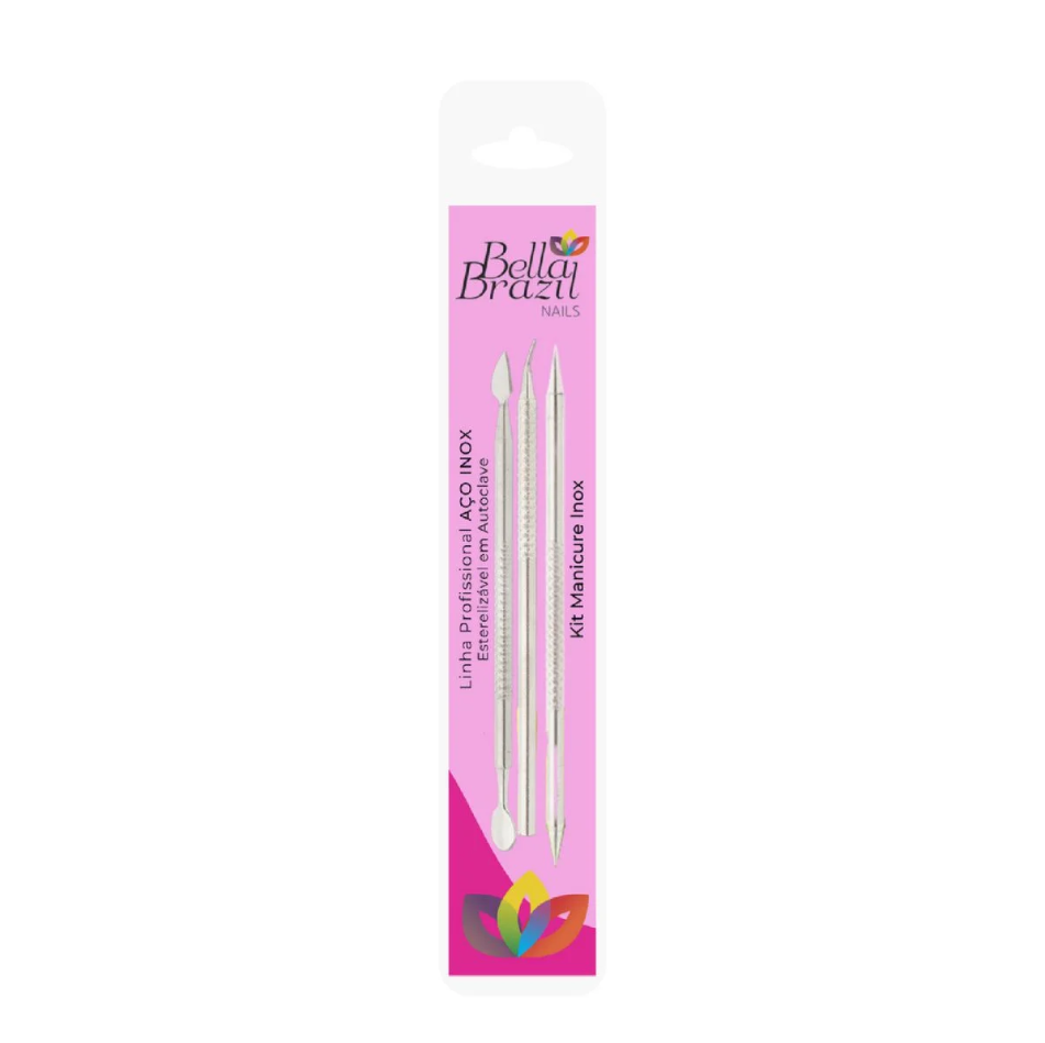 Kit Manicure Inox Bella Brazil Ref. 409
