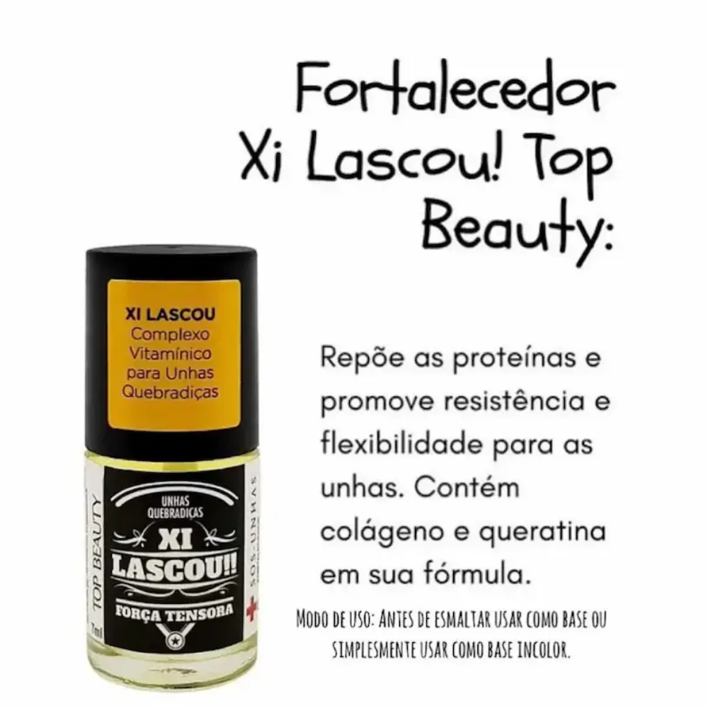 Esmalte Top Beauty Base Xi Lascou 7ml