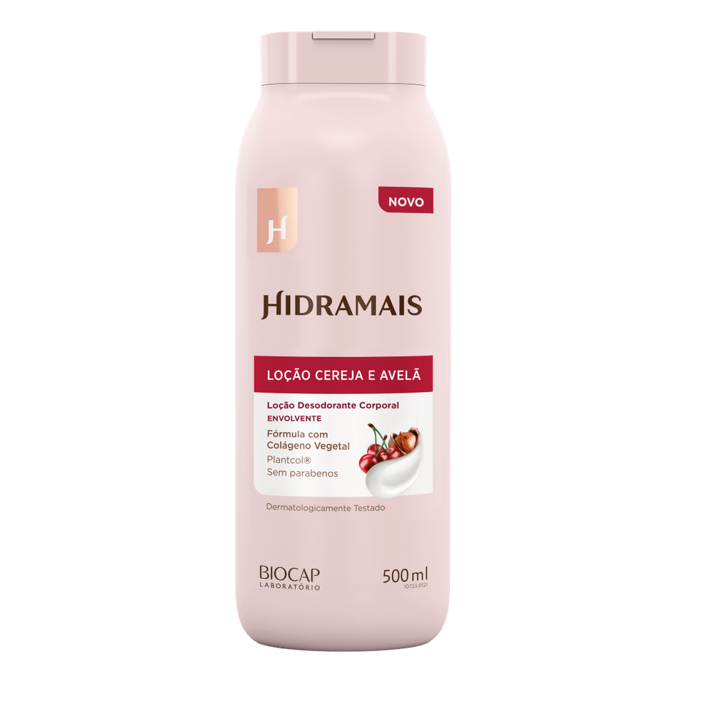 Loção Desodorante Corporal Cereja E Avelã Hidramais 500ml