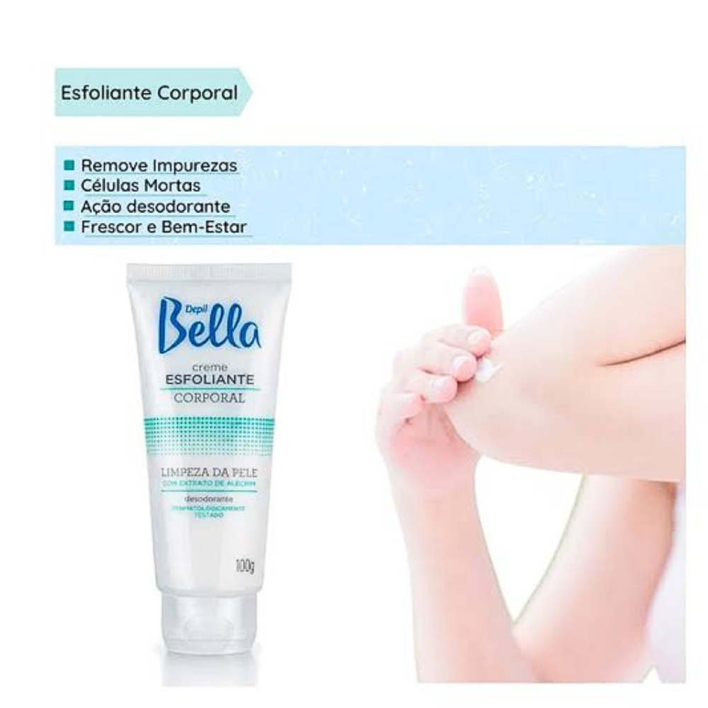 Creme Esfoliante Corporal Alecrim Depil Bella 100g