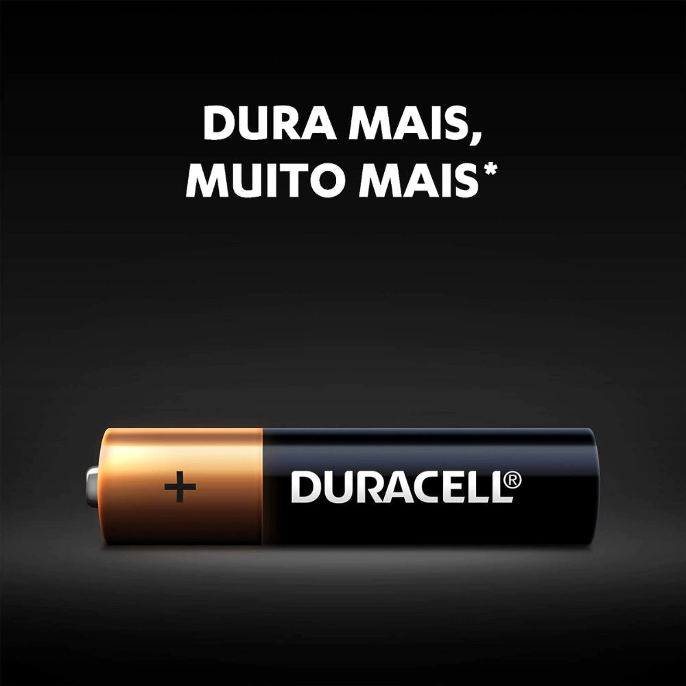 Pilha Duracell Alcalina AAA 2 Unidades Palito