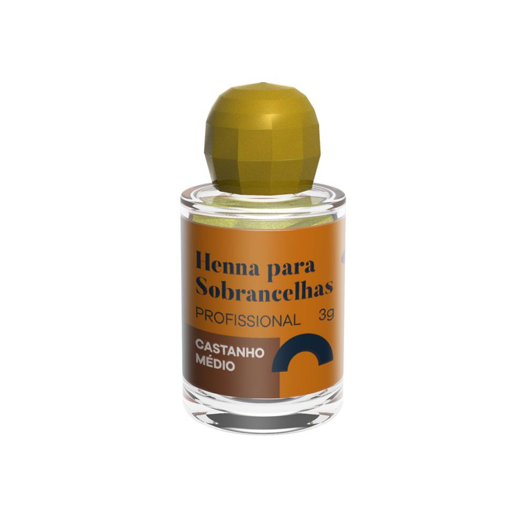 Henna Della E Delle 3g Castanho Médio - Castanho Médio