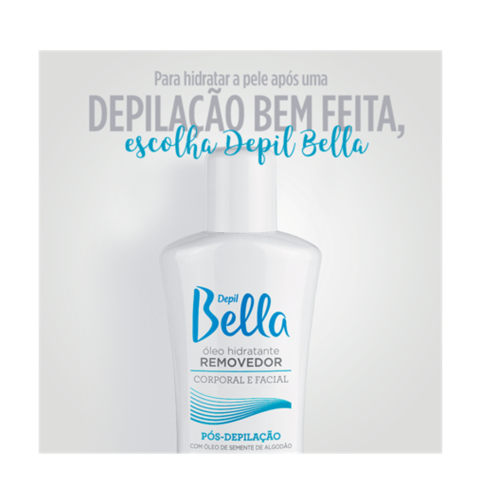 Óleo Removedor Algodão Depil Bella 300ml