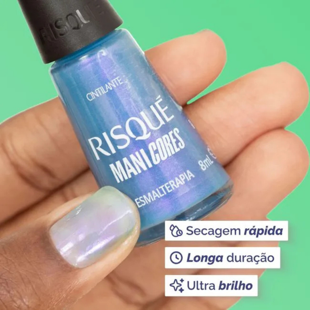 Esmalte Risqué Manicores Cintilante Esmalterapia 8ml