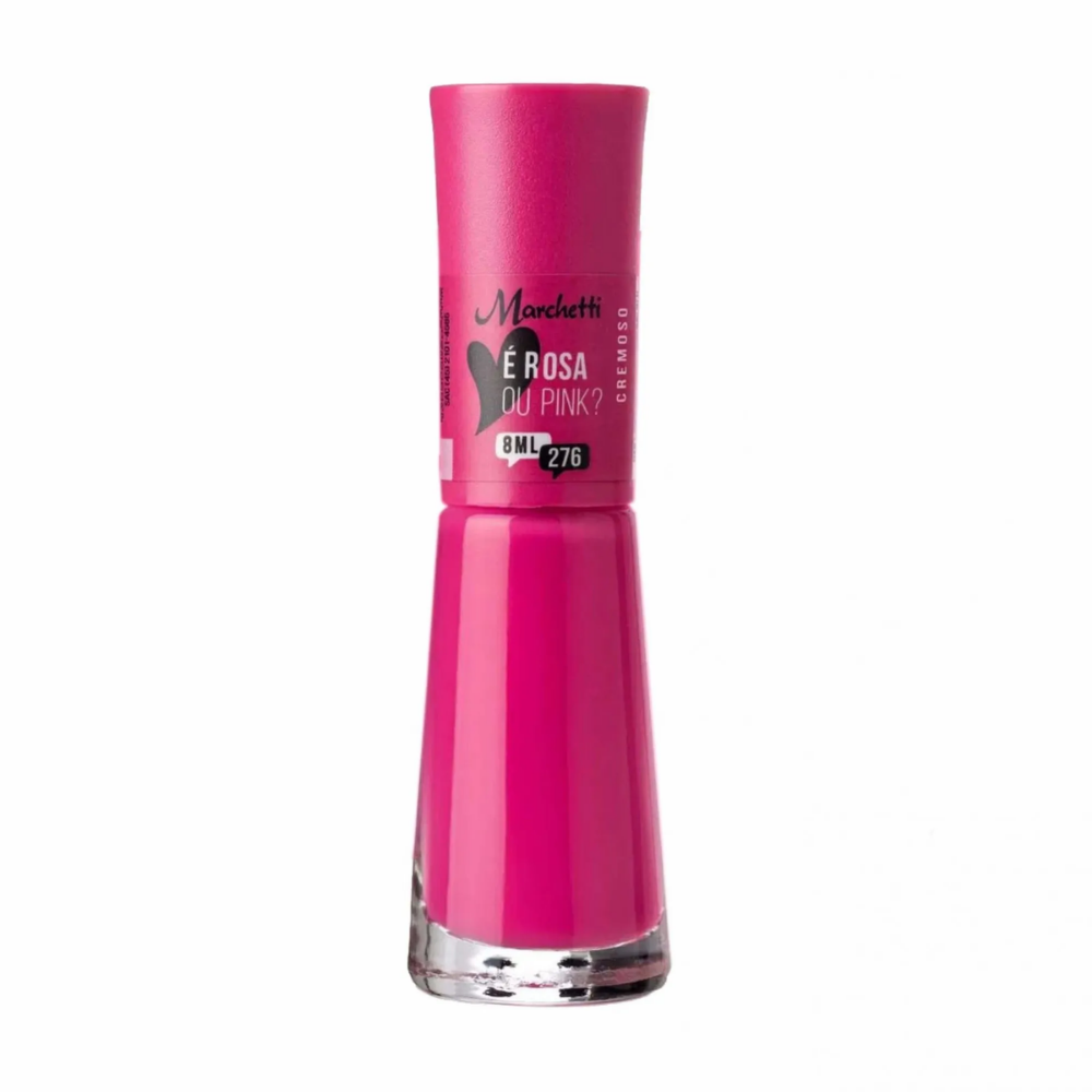 Esmalte Marchetti Cremoso É Rosa Ou Pink - Rosa