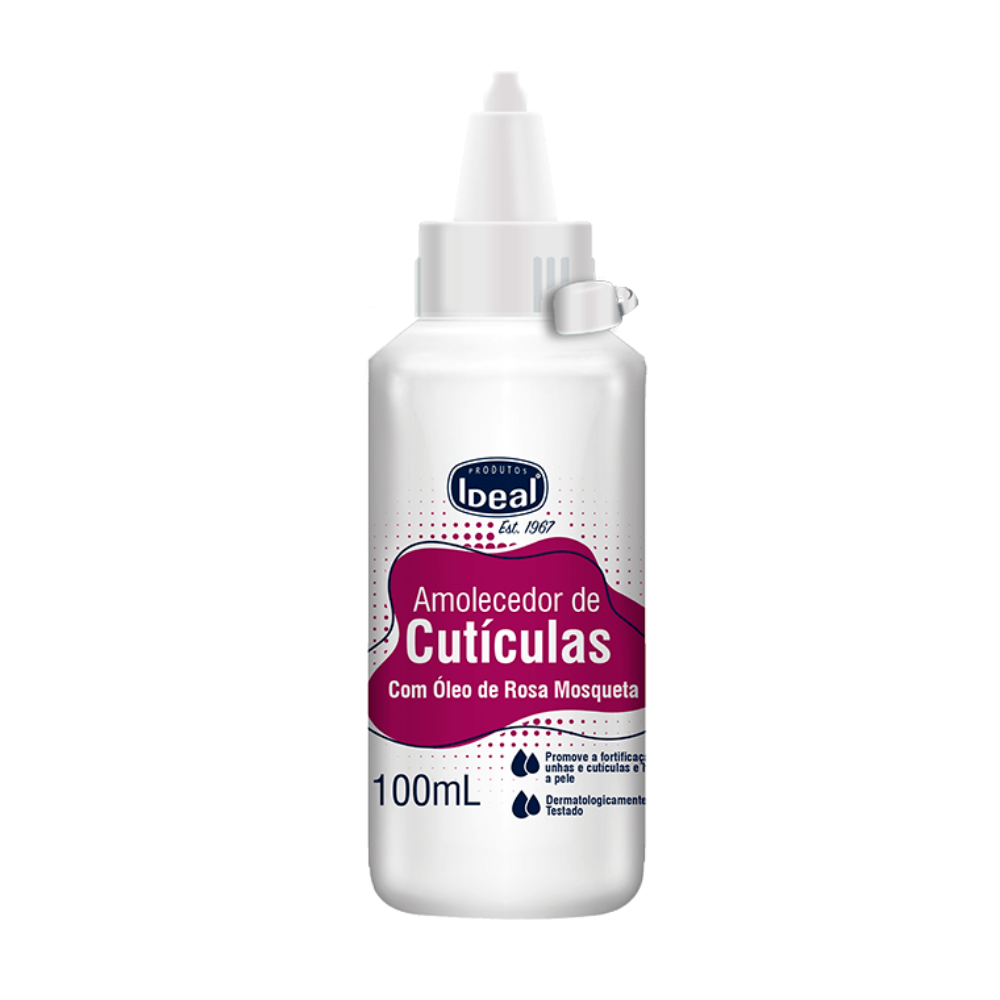 Amolecedor De Cutículas Óleo De Rosa Mosqueta Ideal 100ml