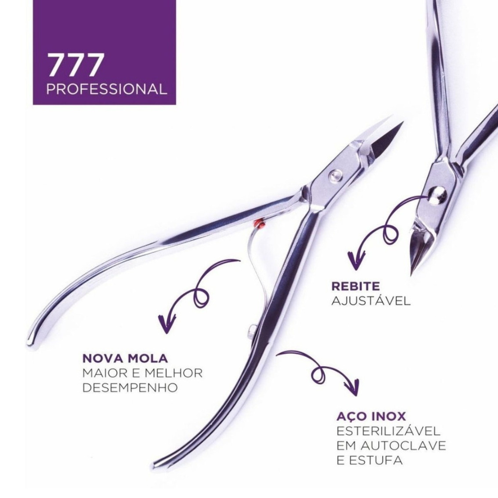 Alicate Para Cutículas Profissional 777 Mundial