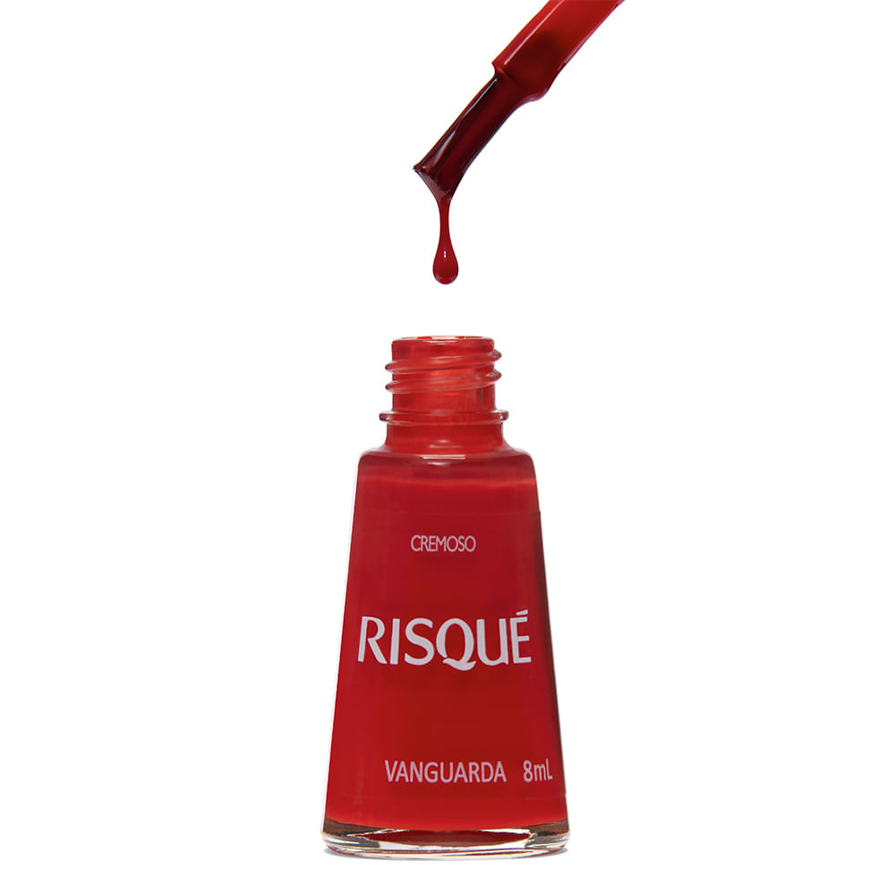 Esmalte Risqué Cremoso Vanguarda 8ml - Vermelho