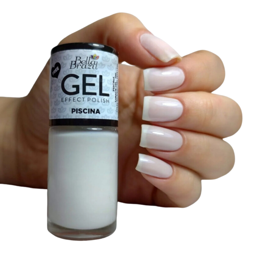 Esmalte Bella Brazil Efeito Gel Cremoso 846 Piscina