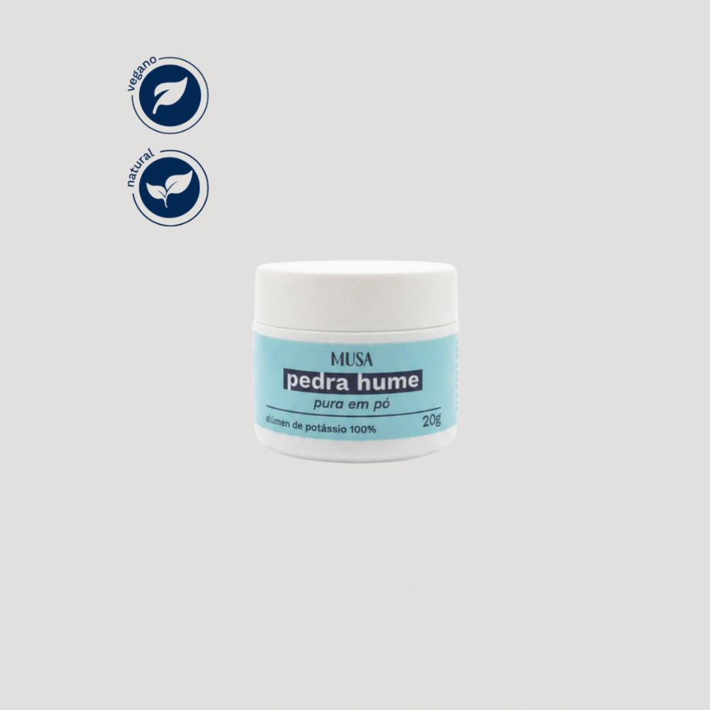 Pedra Hume Em Pó Musa 20g