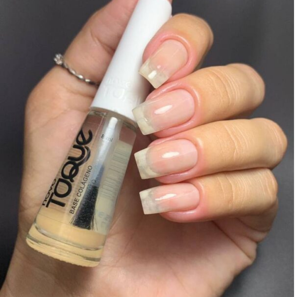 Esmalte Novo Toque Tratamento Base Colágeno 8ml