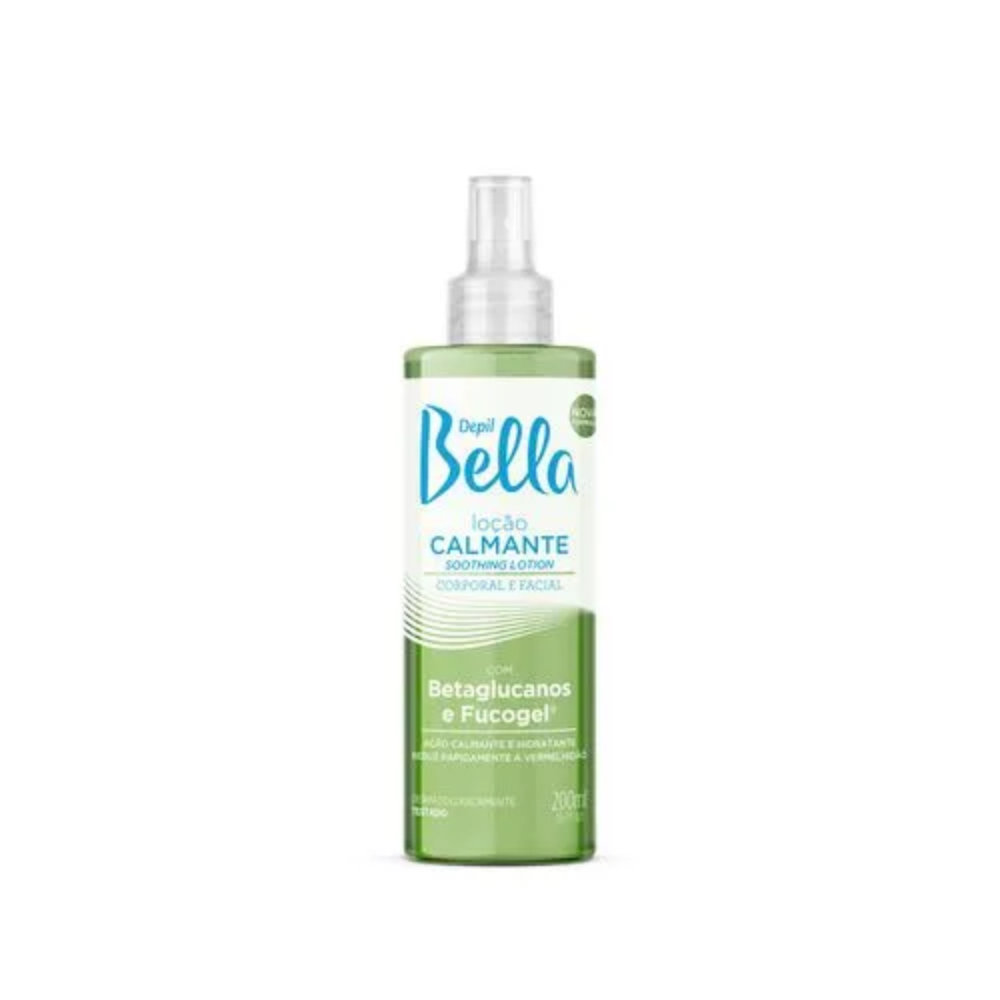 Loção Calmante Facial E Corporal Com Betaglucanos E Aminoácidos Depil Bella 200ml