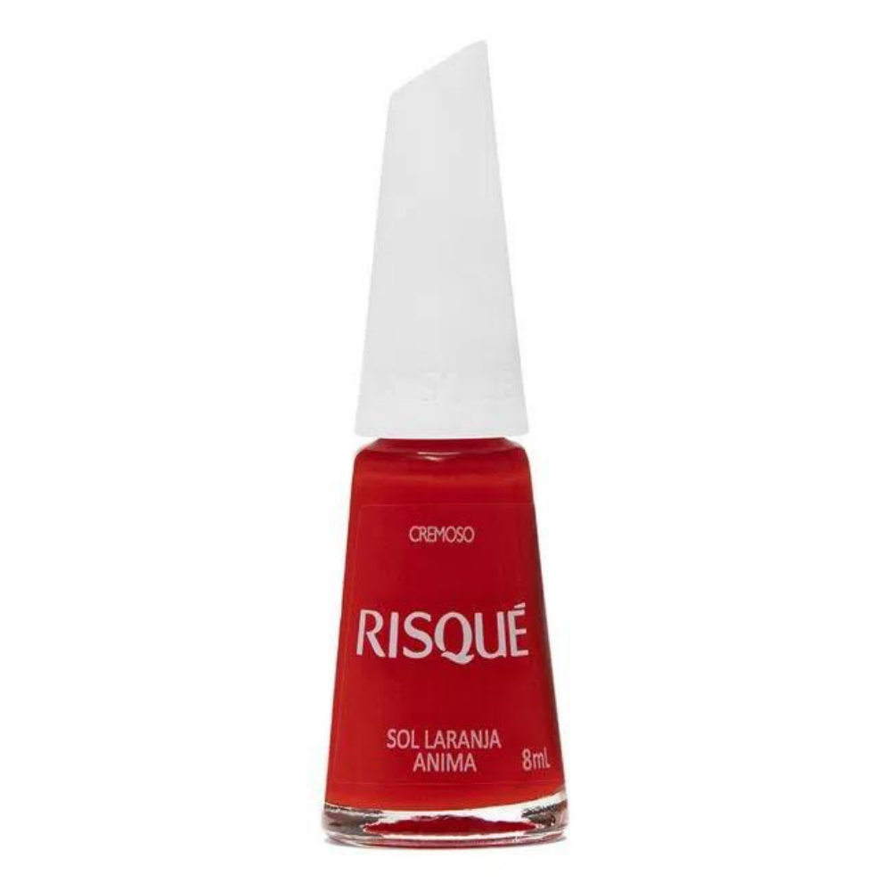 Esmalte Risqué Cremoso Sol Laranja Anima 8ml - Laranja