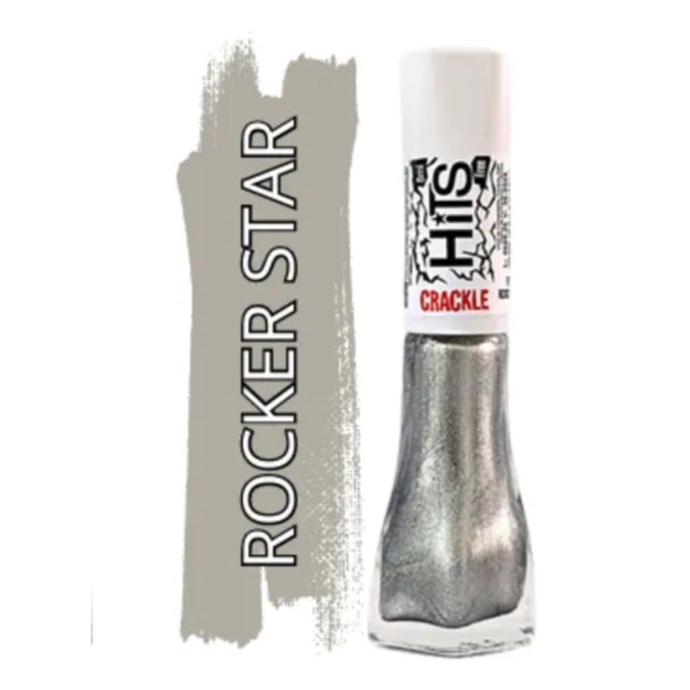 Esmalte Hits Crackle Rocker Star 8ml