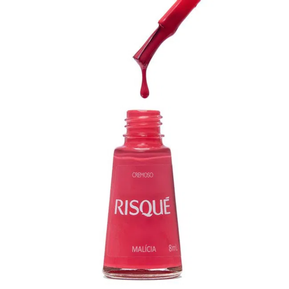 Esmalte Risqué Cremoso Malícia 8ml - Rosa