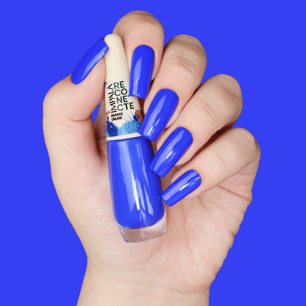 Esmalte Impala Cremoso Araras Online 7,5ml - Azul - Reconecte