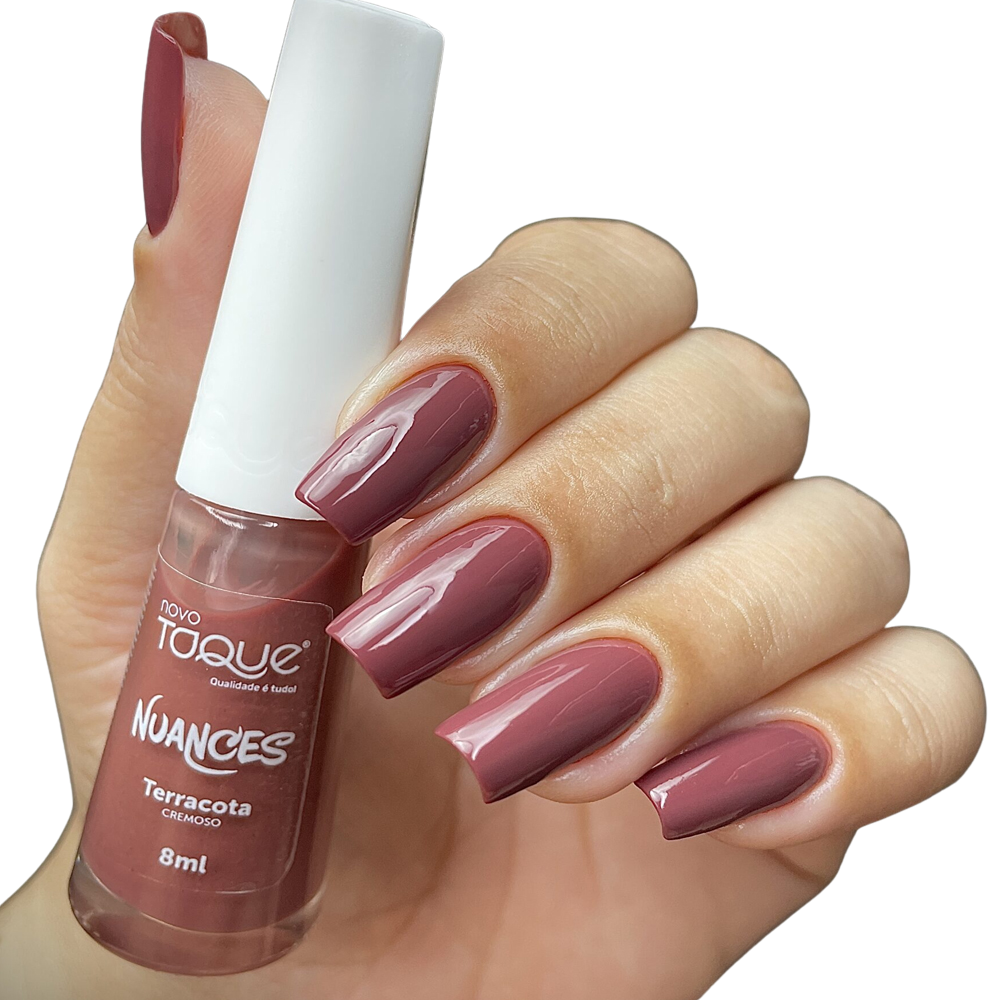 Esmalte Novo Toque Cremoso Nuances Terracota 8ml