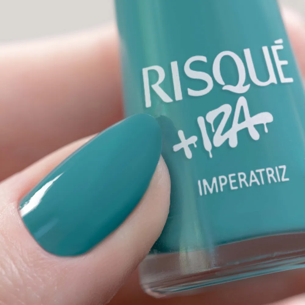 Esmalte Risqué Cremoso Imperatriz 8ml - Verde - + Iza