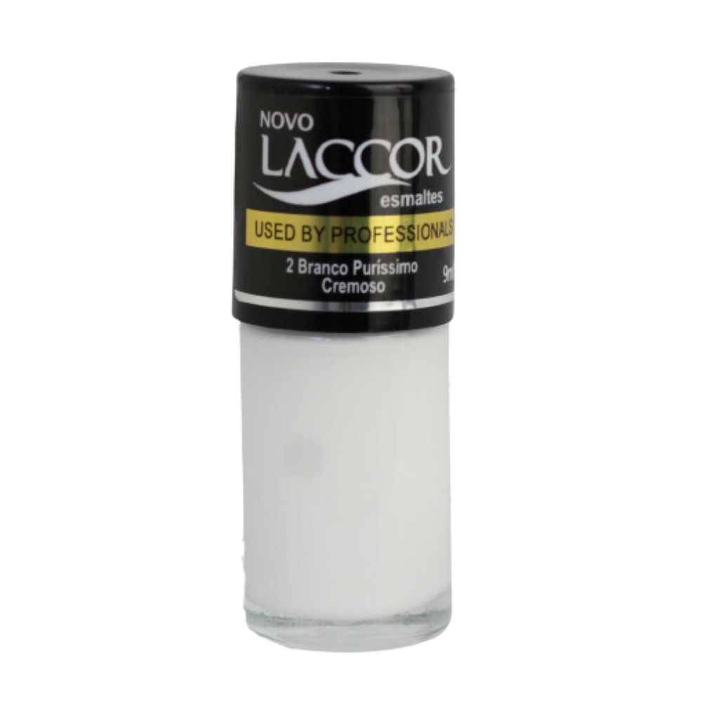 Esmalte Laccor Cremoso Branco Puríssimo 9ml