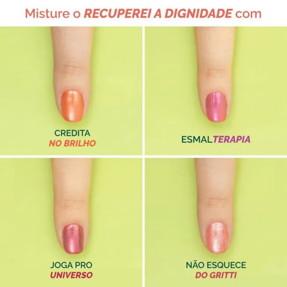 Esmalte Risqué Manicores Cremoso Recuperei A Dignidade 8ml