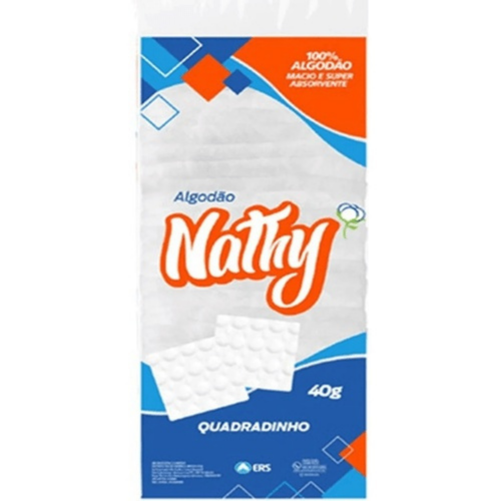 Algodão Quadrado Nathy 40g