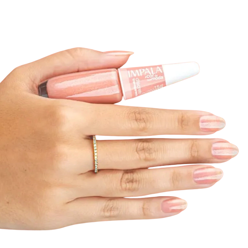 Esmalte Impala Transparente A Cor Da Sua Moda Discreto 7,5ml