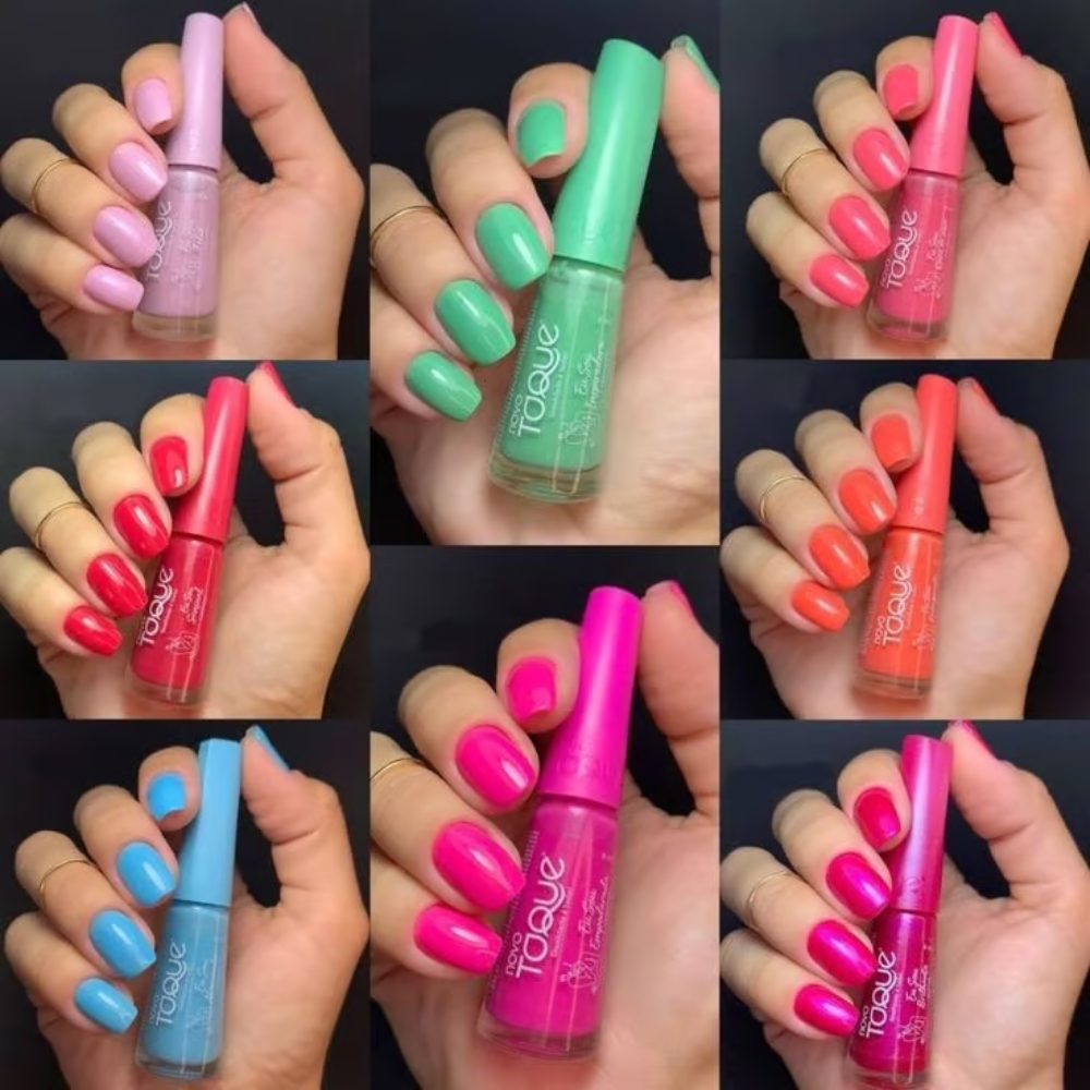 Esmalte Novo Toque Glitter Brasileirinha 8ml