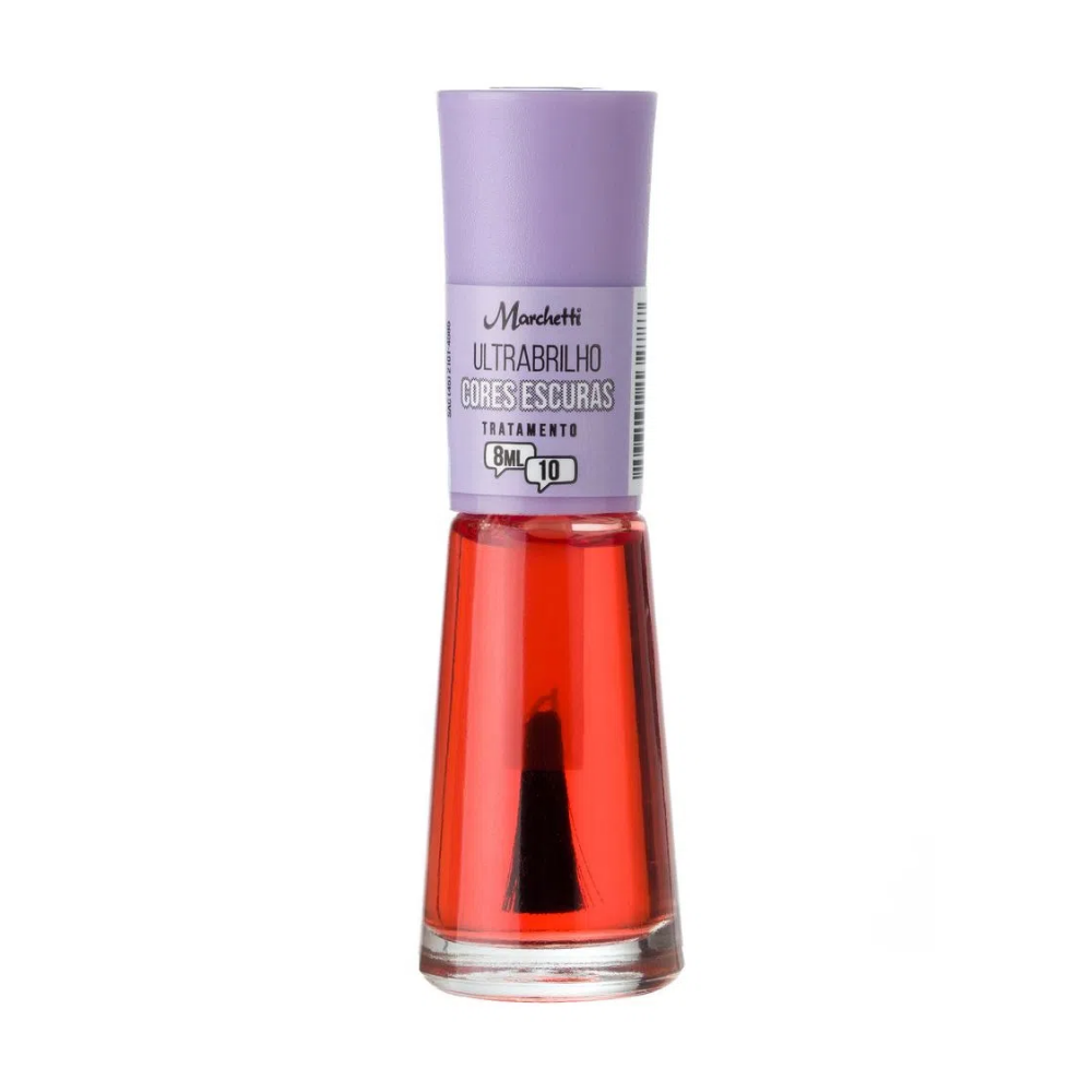 Esmalte Marchetti Tratamento Base Ultra Brilho Cores Escuras - Tratamento