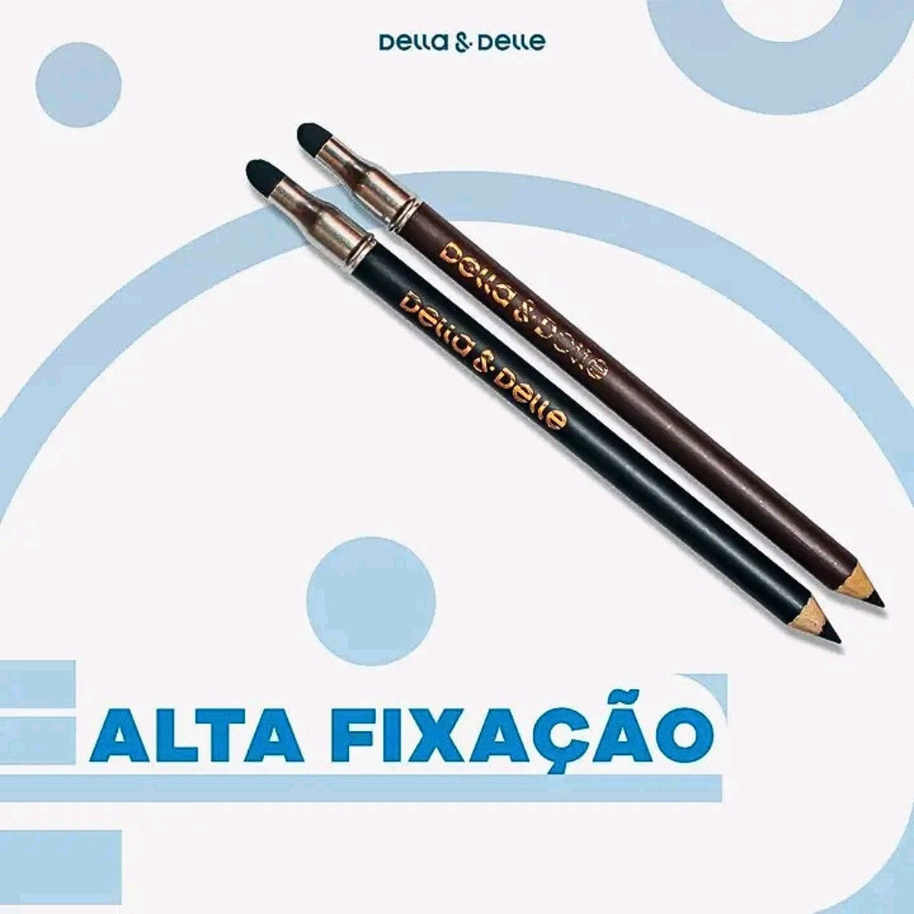 Lápis De Olho Com Esfumador Della E Delle